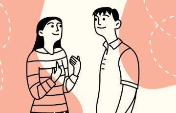 Image of cartoon couple